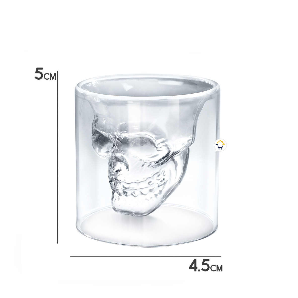 Miniatura 7 de Copa Calavera 3D 25Ml Copa VC3D25M